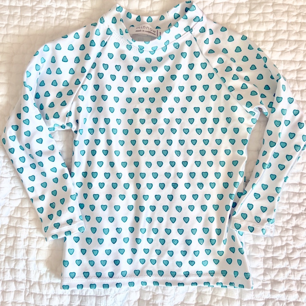 Minnow size 1 swim rash guard - Precious for summer!